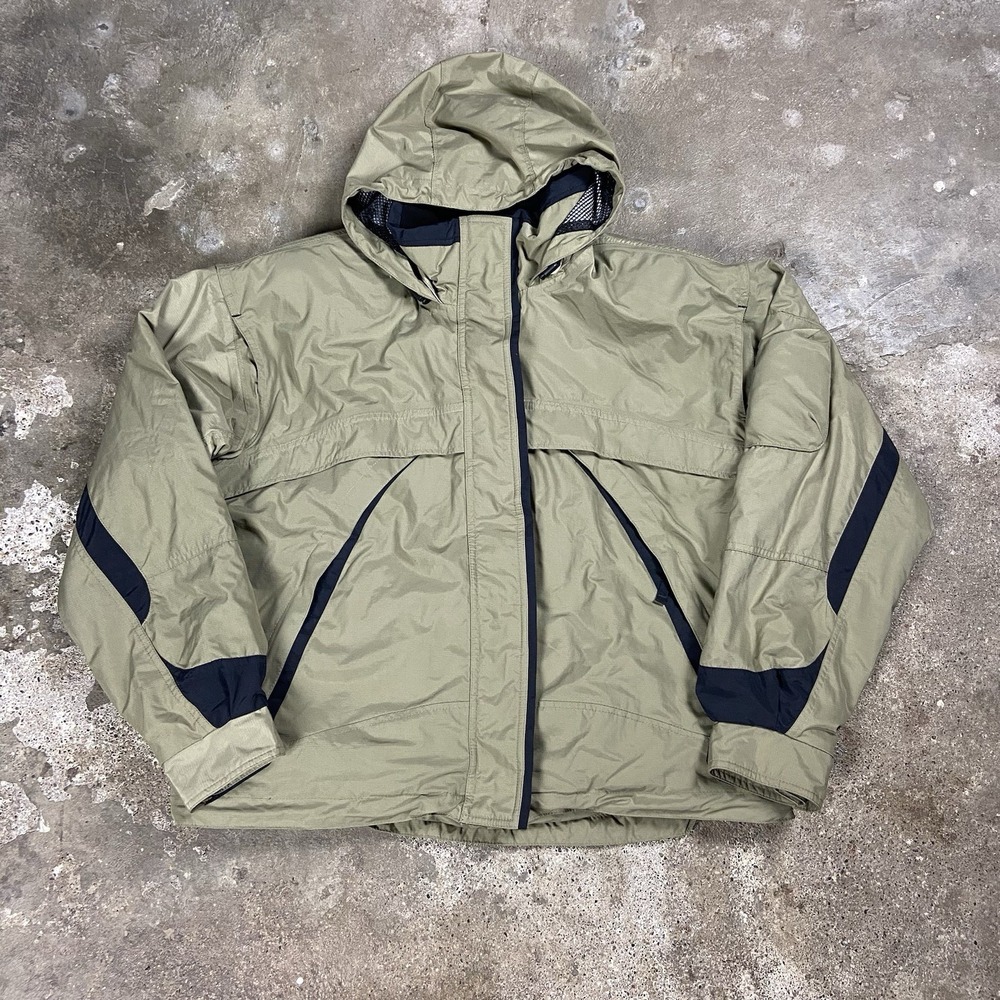 Vintage Obermeyer ATC Ski Jacket‎ Women's Size 16 Beige Full Zip Outdoor Wear